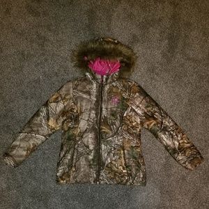 Realtree camo winter puffer jacket